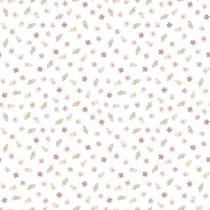 Little Explorers 2 Wallpaper Five Leaf Flower Pink Galerie 14844