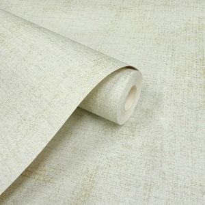 Soft Sage Linen Texture Wallpaper WOW176