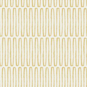 Lars Retro Wave Wallpaper Ochre Fine Decor FD26500