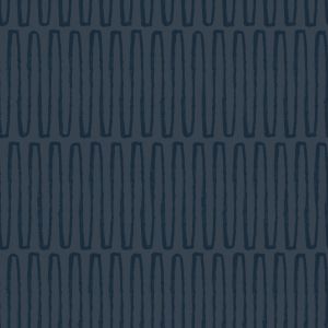 Lars Retro Wave Vinyl Wallpaper Navy Fine Decor FD26502