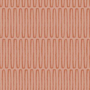 Lars Retro Wave Vinyl Wallpaper Coral Fine Decor FD26503
