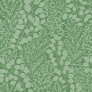 Elin Botanical Vinyl Wallpaper Green Fine Decor FD26515