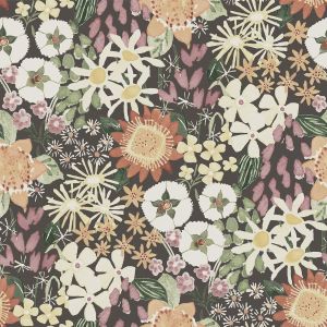 Karina Wildflower Garden Wallpaper Berry Fine Decor FD26522