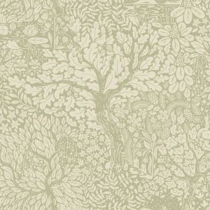 Hjarterum Olle Arts and Crafts Inspired Wallpaper Beige Cream Galerie 83108