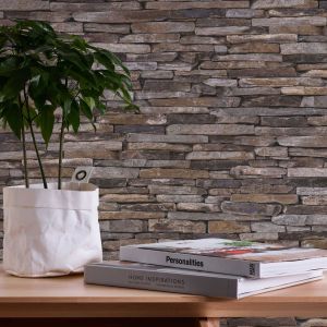 AS Creation Natural Stone Slate Effect Wallpaper 