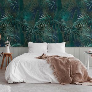 Leaf Wall Panel Vinyl Wallpaper Grey AS Creation 39812-1