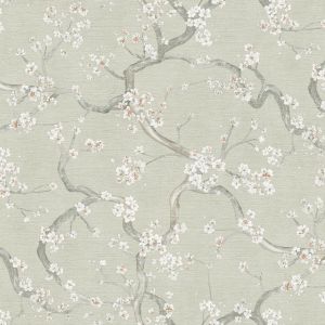 Cherry Blossom Wallpaper Sage Green AS Creation 78199-1