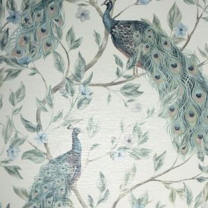 Keeka Bird Wallpaper Blue Arthouse