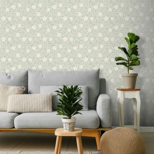 Floral Wallpaper Sage Green Arthouse 100364AH
