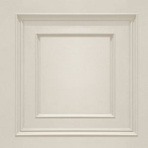Amara Panel Vinyl Wallpaper Cream Belgravia 7373