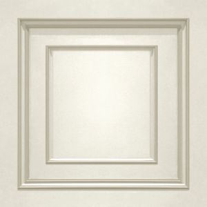 Amara Panel Vinyl Wallpaper Cream / Soft Gold Belgravia 7389