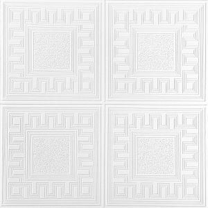 Blown Vinyl Greek Key Paintable Textured Wallpaper Belgravia 5835