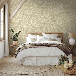 Floral Trail Wallpaper Beige Belgravia 1111