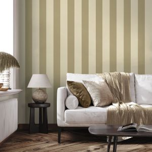 Neutral Stripe Wallpaper Beige Belgravia 1116