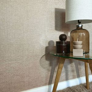 Grasscloth Textured Heavyweight Vinyl Wallpaper Beige Belgravia 2346