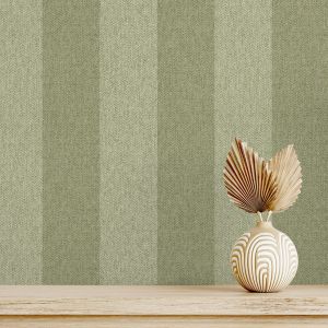 Hessian Style Wallpaper Sage Green