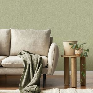 Harris Neutral Wallpaper Sage Green Crown M1867