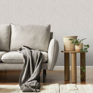 Crown Harris Plain Soft Grey Wallpaper M1873