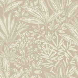 Sahara Leaf Wallpaper Beige Crown M1782