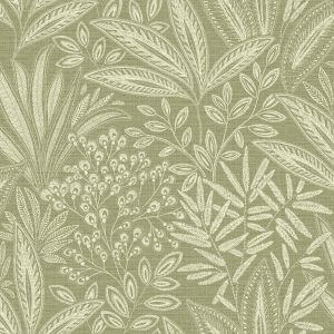 Sahara Leaf Wallpaper Green Crown M1780