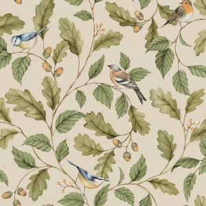Oakleigh Trail Wallpaper Natural Crown M1882