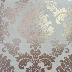 Quartz Damask Wallpaper Rose Gold Fine Decor FD42204