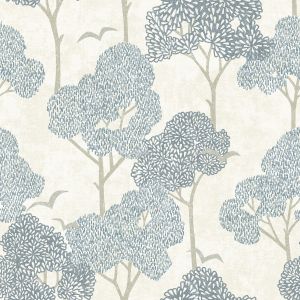 Lykke Wallpaper Blue Fine Decor
