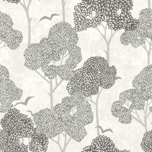 Lykke Wallpaper Black Fine Decor