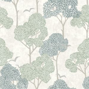 Lykke Wallpaper Green Fine Decor