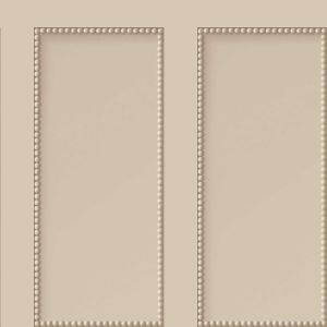 Beaded Effect Panel Wallpaper Neutral Fine Decor FD44164