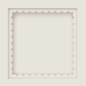 Fine Decor FD44161 Chic, Neutral Scallop Panel Wallpaper in Warm Stone. 