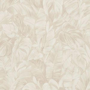 Play of Light Palm Leaf Textured Vinyl Wallpaper Cream Erismann 10416-02