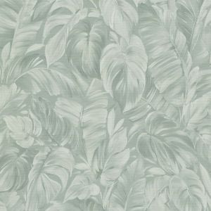 Play of Light Palm Leaf Textured Vinyl Wallpaper Sage Erismann 10416-07