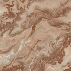 Elle Decoration Mystic Spell Textured Vinyl Wallpaper Mocha / Gold 10447-13