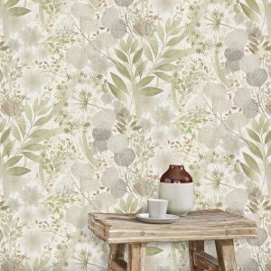 Erismann 10506-35 Secret Garden Secret Grove Vinyl Wallpaper Green