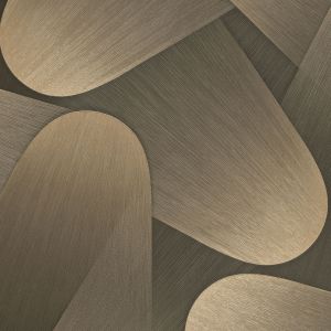 Geometric Wallpaper Gold and Bronze Erismann 10423-15