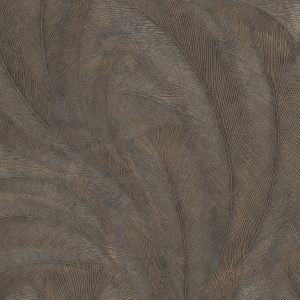 Plume Textured Vinyl Wallpaper Chocolate Erismann 10476-47