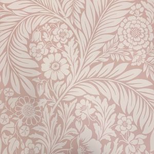 Florence Leaf Wallpaper Blush Pink World of Wallpaper 728 
