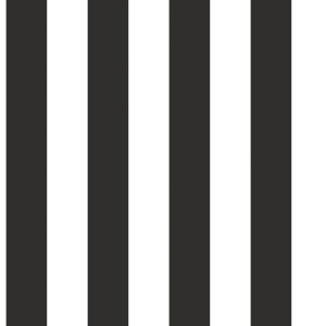 Just Kitchens Awning Stripe Wallpaper Black Galerie G67521