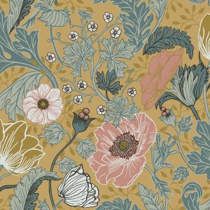 Yellow Wallpaper Apelviken Anemone Galerie 33002