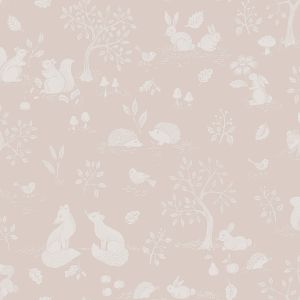 Blush Pink Woodland Nursery Wallpaper 44127 Apelviken 2 Ivar Wallpaper Pink Galerie