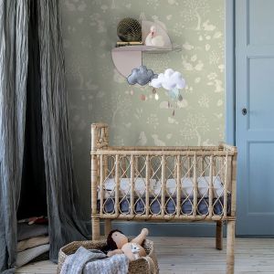 Apelviken 2 Ivar Wallpaper Light green Galerie 44130