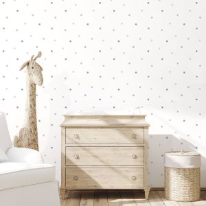 Tiny Tots 2 Dots Wallpaper Beige Gray Tan Galerie G78365