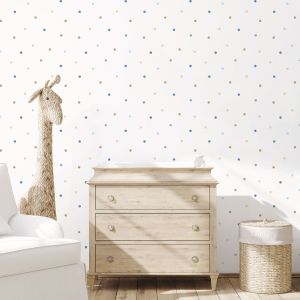 Tiny Tots 2 Dots Wallpaper Beige Gray Tan Galerie G78365