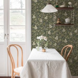 Sommarang Pirum Wallpaper Green Galerie S13105