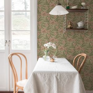 Sommarang Esther Wallpaper Green Galerie S13115