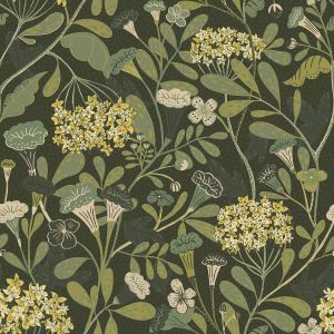 Galerie S55022 Sommarang Hybbe Wallpaper Dark green 