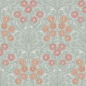 Ekbacka Bellis Floral Wallpaper Light Green Galerie 14017