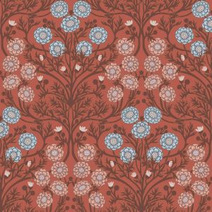 Ekbacka Bellis Floral Wallpaper Terracotta Galerie 14021