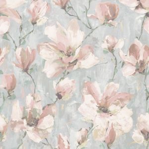 Camilla Floral Wallpaper Blush Grandeco 198503